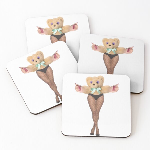 Item preview, Teddybear with long legs in stockings  designed and sold by cherrylice.