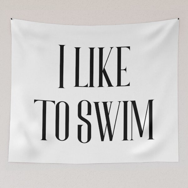 Item preview, I like to swim designed and sold by Water Sports and Safety.