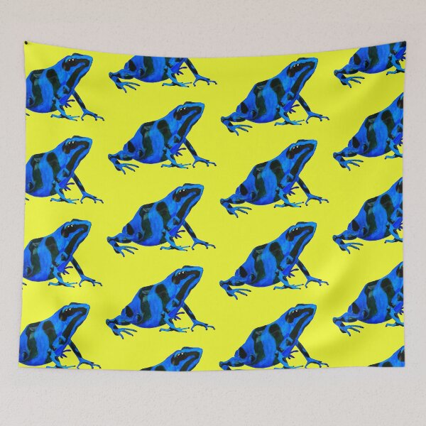 Item preview, Blue Watercolor Frog designed and sold by Kinasart.