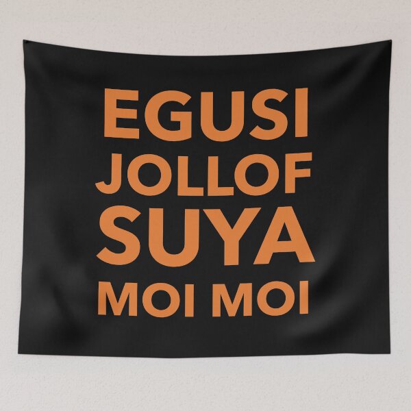 Item preview, Nigerian Food Egusi Jollof Suya Moi Moi designed and sold by sourceoflife.