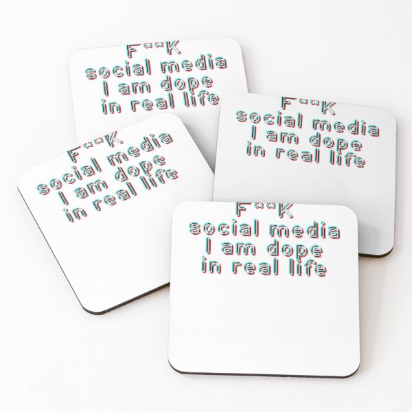 Item preview, F**k social media 2.1 designed and sold by Ittele.
