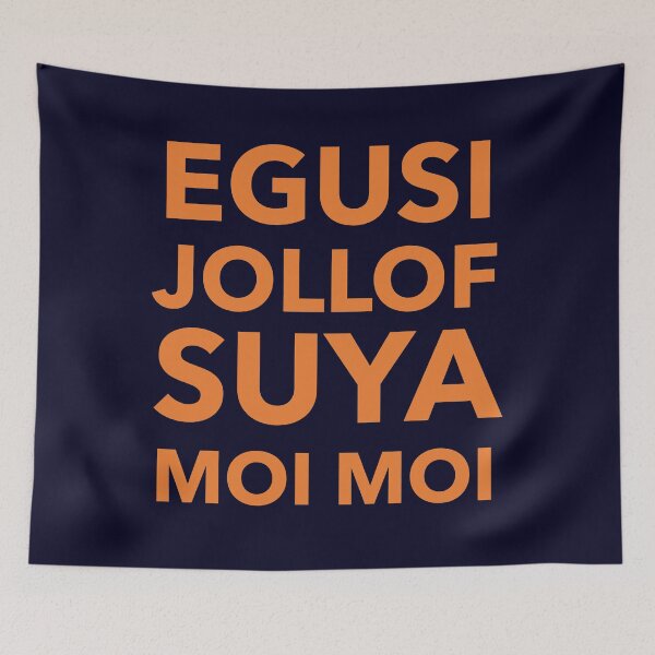 Item preview, Nigerian Food Egusi Jollof Suya Moi Moi designed and sold by sourceoflife.