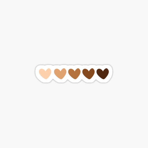 quot Hearts Skin Color quot Sticker for Sale by ManekN Redbubble quot Hearts Skin Color quot Sticker for Sale by ManekN Redbubble