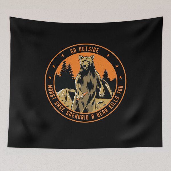 Item preview, Go outside cool bear designed and sold by Piztees.