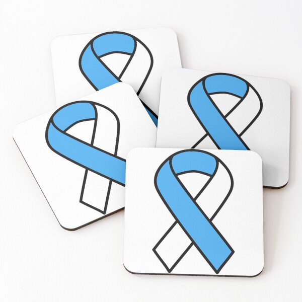 Item preview, Awareness Ribbon - teal and white designed and sold by Noon-Stickers.