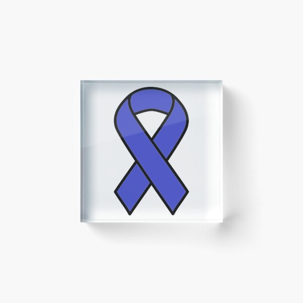 Item preview, Awareness Ribbon - royal blue designed and sold by Noon-Stickers.