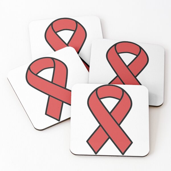 Item preview, Awareness Ribbon - red designed and sold by Noon-Stickers.
