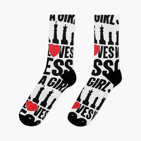 Item preview, Just A Girl Who Loves Chess designed and sold by GravitiTees.