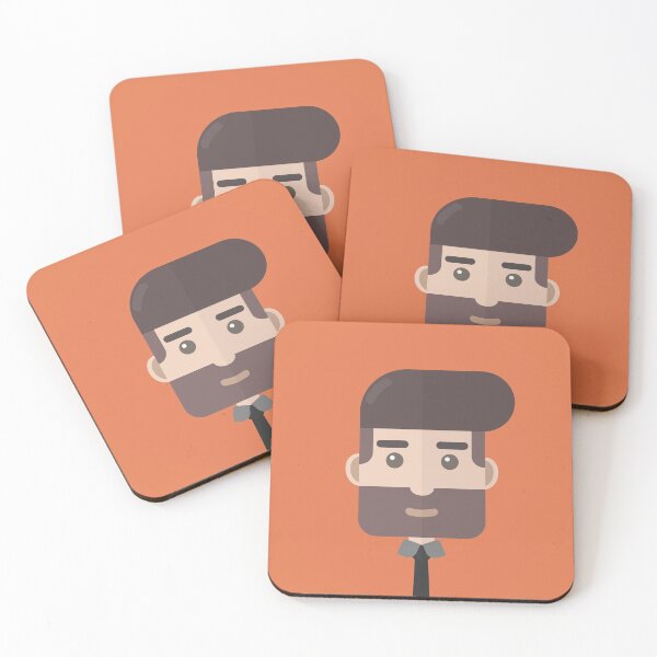 Item preview, Orange Bearded Man designed and sold by Alina N..