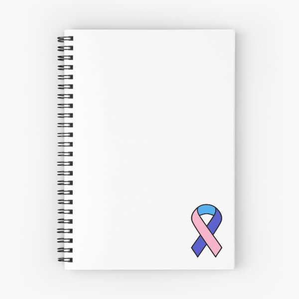Item preview, Awareness Ribbon - pink teal and blue designed and sold by Noon-Stickers.