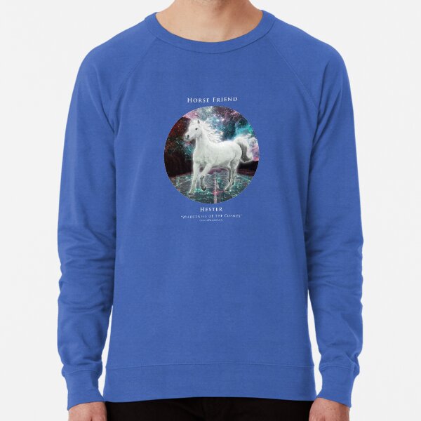 Horse Friend: Hester (White Text) Lightweight Sweatshirt