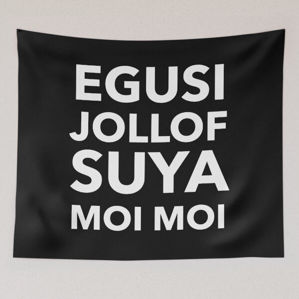 Item preview, Nigerian Food Egusi Jollof Suya Moi Moi designed and sold by sourceoflife.