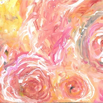 Artwork thumbnail, Abstract Roses by AmaraFiesterman