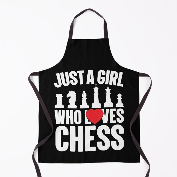 Item preview, Just A Girl Who Loves Chess Queen designed and sold by GravitiTees.
