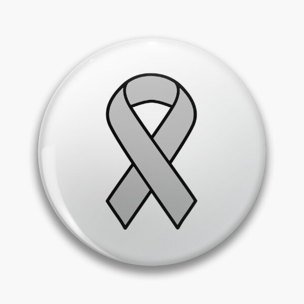 Item preview, Awareness Ribbon - gray designed and sold by Noon-Stickers.