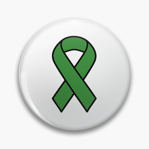Item preview, Awareness Ribbon - forest green designed and sold by Noon-Stickers.