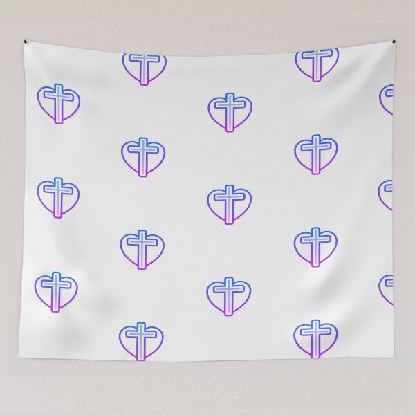 Item preview, Heart and Cross designed and sold by DigitalNobleman.