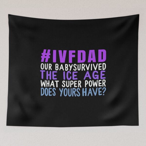Item preview, IVFDad Baby Superpower Funny Gift On Transfer Day design designed and sold by AYDreamers.