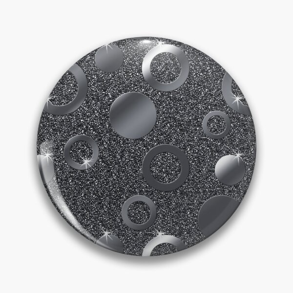Item preview, Discs and Rings in Silver on Silver Glitter designed and sold by Sheila Pressley.