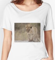 Lion cub with attitude Women's Relaxed Fit T-Shirt