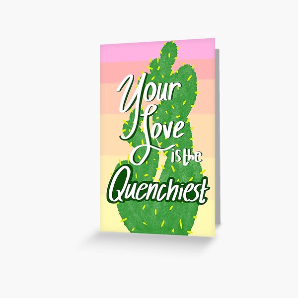 Avatar the Last Airbender Cactus Juice Valentine Greeting Card