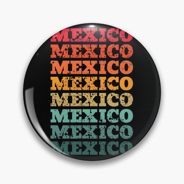 Item preview, Mexico - repeated retro vintage sunset colors with a distressed design effect designed and sold by Rhu Creations.