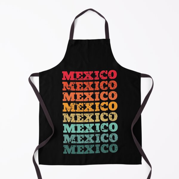 Item preview, Mexico - repeated retro vintage sunset colors with a distressed design effect designed and sold by Rhu Creations.