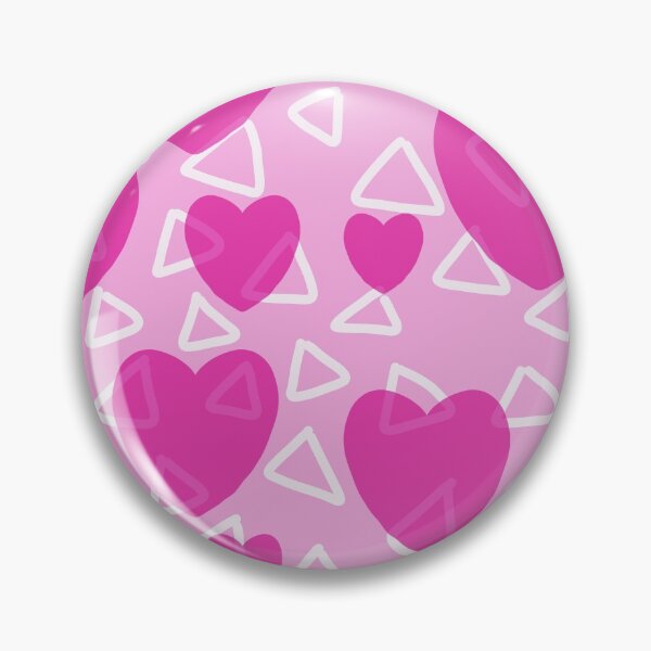 Item preview, Magenta Hearts and Triangles Pink Valentine Pattern Design designed and sold by NancyMerkle.
