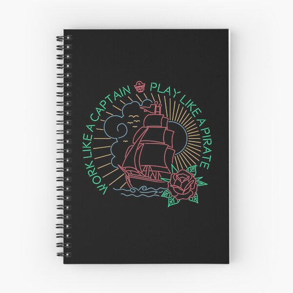 Item preview, WORK LIKE A CAPTAIN PLAY LIKE A PIRATE Neon designed and sold by rmrc28.