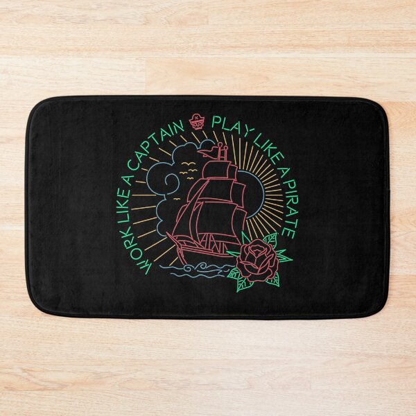 Item preview, WORK LIKE A CAPTAIN PLAY LIKE A PIRATE Neon designed and sold by rmrc28.