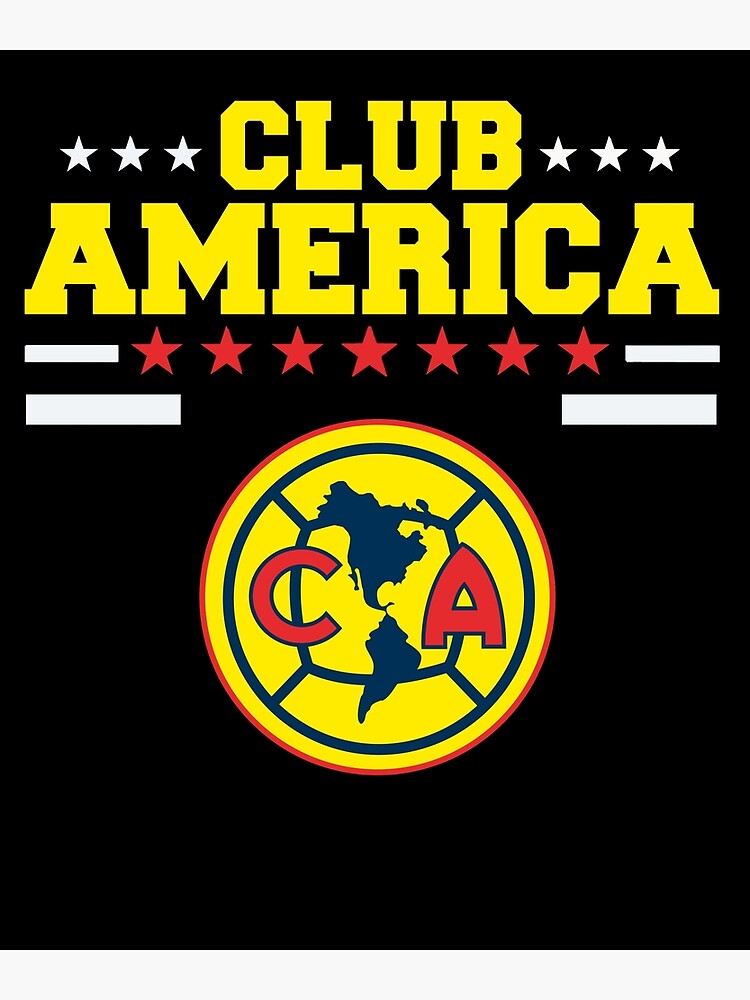 Club America Jersey Las Aguilas Black & Yellow Retro Soccer 