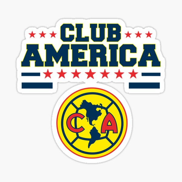 Pegatina «Las Aguilas De Club America - Regalos del equipo de fútbol  mexicano para la familia.» de masterbones | Redbubble