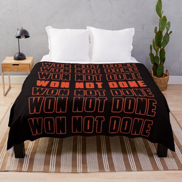 Item preview, Won Not Done - Clean Text Outline Effects designed and sold by leo121687.