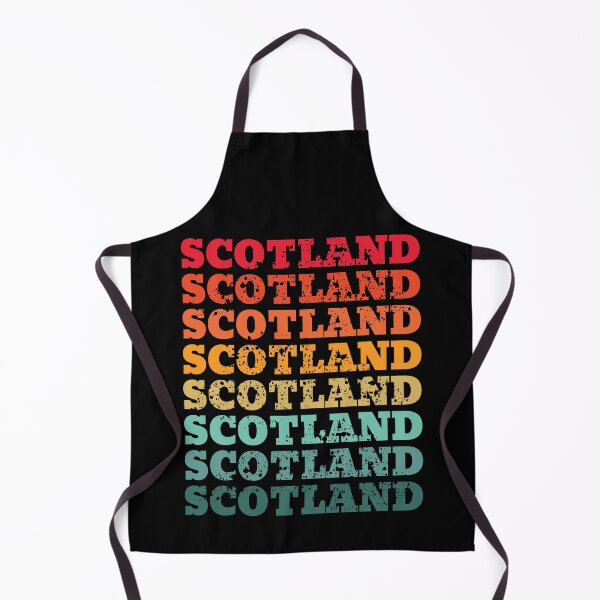 Item preview, Scotland - repeated retro vintage sunset colors with a distressed design effect designed and sold by Rhu Creations.