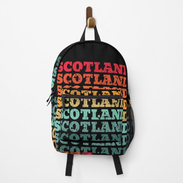 Item preview, Scotland - repeated retro vintage sunset colors with a distressed design effect designed and sold by Rhu Creations.