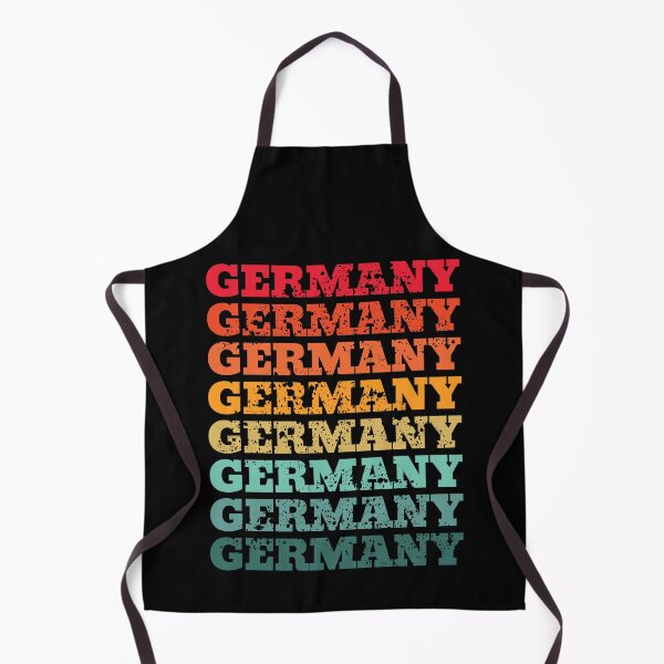 Item preview, Germany - repeated retro vintage sunset colors with a distressed design effect designed and sold by Rhu Creations.