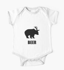 Beer Bear One Piece - Short Sleeve