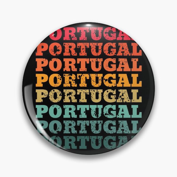 Item preview, Portugal - repeated retro vintage sunset colors with a distressed design effect designed and sold by Rhu Creations.