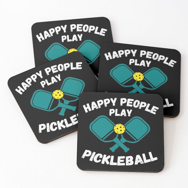 Artikelvorschau, Glückliche Menschen spielen Pickleball, für Pickleball-Liebhaber entworfen und verkauft von B3N-arts.