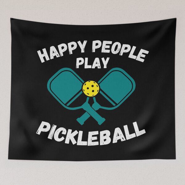 Artikelvorschau, Glückliche Menschen spielen Pickleball, für Pickleball-Liebhaber entworfen und verkauft von B3N-arts.
