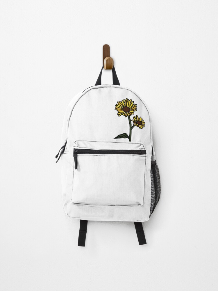 White sunflower clearance backpack