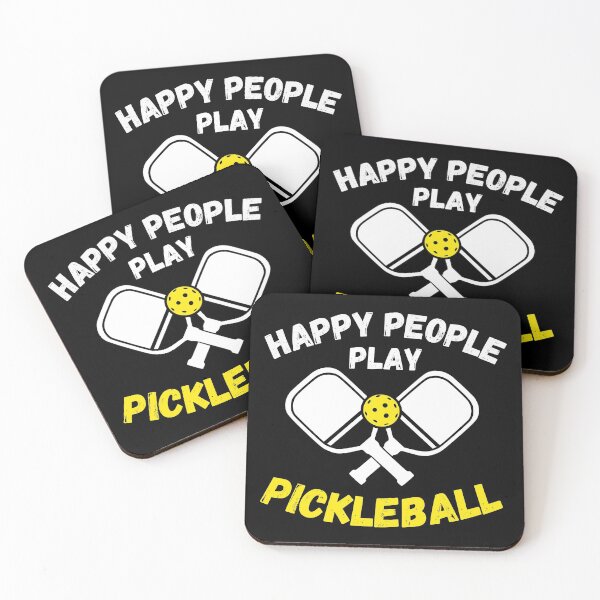 Item preview, Happy People Play Pickleball, For Pickleball player designed and sold by B3N-arts.