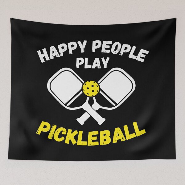 Item preview, Happy People Play Pickleball, For Pickleball player designed and sold by B3N-arts.