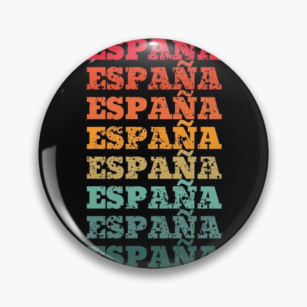 Item preview, Espana Spain - repeated retro vintage sunset colors with a distressed design effect designed and sold by Rhu Creations.