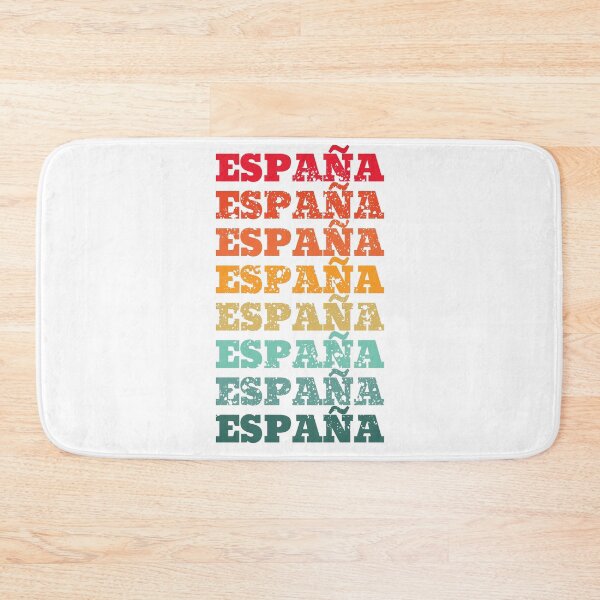 Item preview, Espana Spain - repeated retro vintage sunset colors with a distressed design effect designed and sold by Rhu Creations.