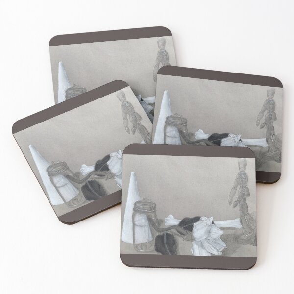 Item preview, Grey scale Jar still life  designed and sold by WonderpuppyArt.