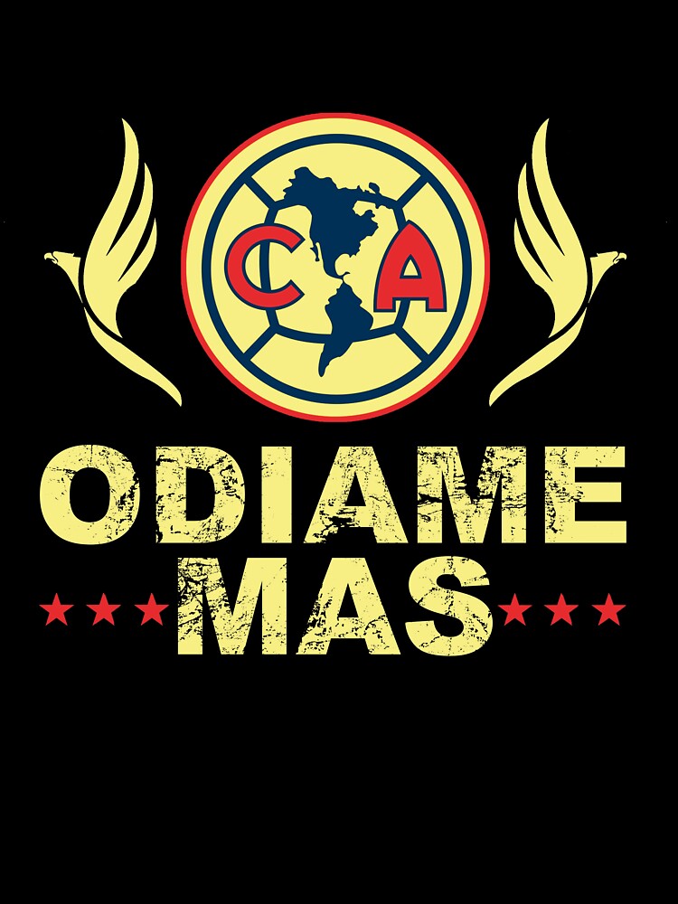 Club America Mexico Aguilas Camiseta T Shirt Odiame Mas Soccer Football  Yellow