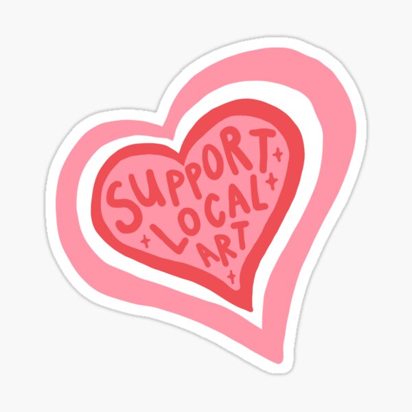 Item preview, support local art heart design designed and sold by glowingly.