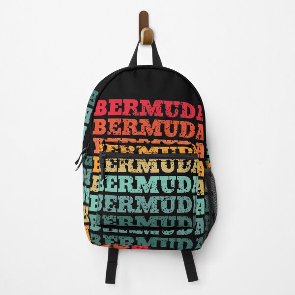 Item preview, Bermuda - repeated retro vintage sunset colors with a distressed design effect designed and sold by Rhu Creations.
