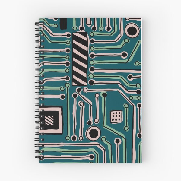 Item preview, Teal and Pink PCB designed and sold by Hodgepodge Bricolage.